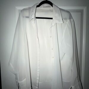 Abercrombie & Fitch White Blouse Shirt